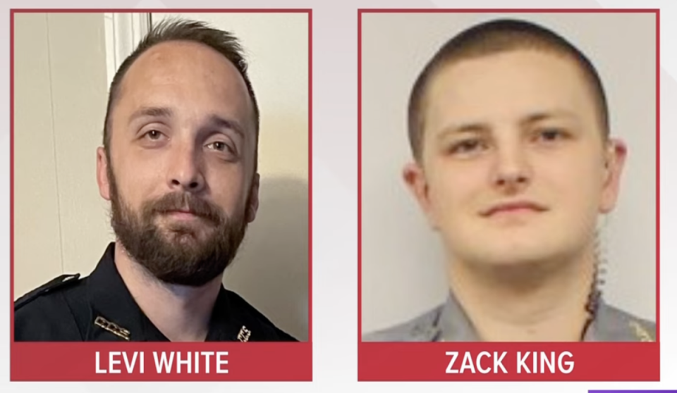 Crawford County deputies Levi White and Zack King were fired over the 21 August incident (5News / YouTube)