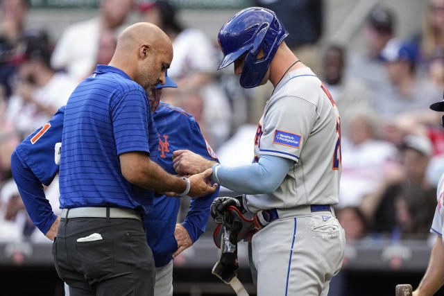 Mets' Pete Alonso heads back to New York for MRI on wrist - Newsday