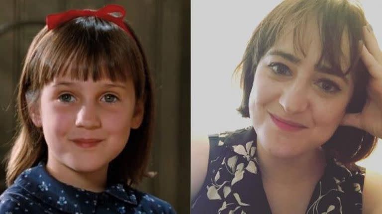 Mara Wilson, la actriz que interpretó ‘Matilda’, en la actualidad no es reconocida en la industria fílmica.

Foto: Sony Pictures/ Instagram @marawilson