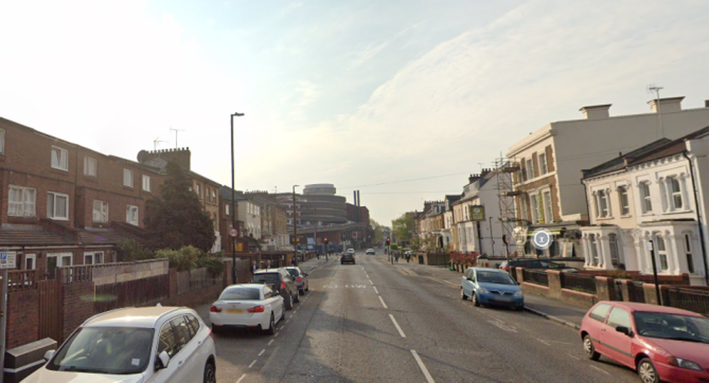 The stabbing occurred on Mayes Road in Wood Green  (Google Maps)