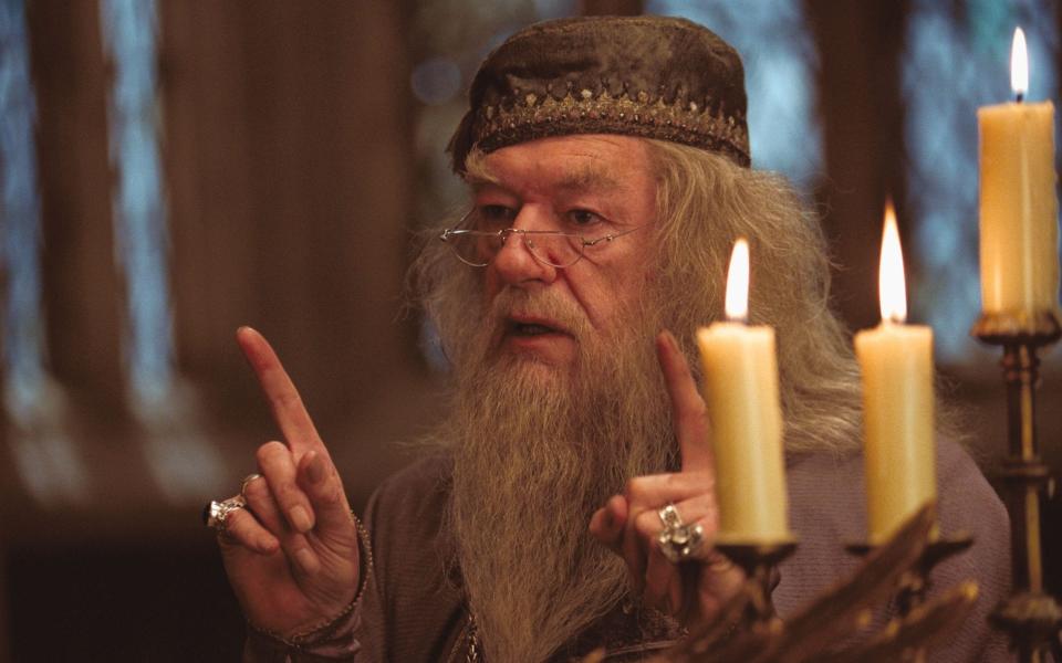 Michael Gambon as Dumbledore