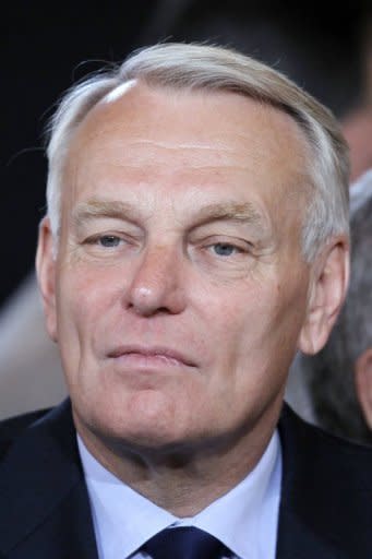 Jean-Marc Ayrault, Socialist group head at the National Assembly, attends the handover ceremony at the Elysee Palace in Paris. Francois Hollande has been sworn in as French president with a solemn vow to find a new growth-led strategy to end the crippling debt crisis threatening to unravel the eurozone