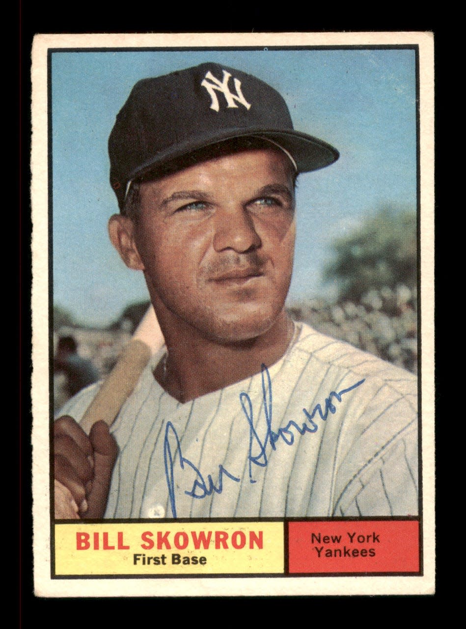 First baseman Bill ''Moose Skowron during his playing days with the New York Yankees, 1954-1962. Skowron’s teammates included Mickey Mantle, among others.