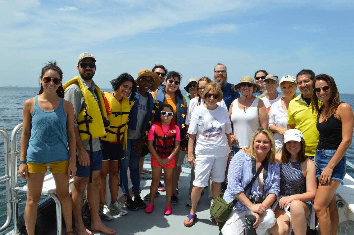 Tropical Audubon ambassadors enjoy a Biscayne Bay field trip. The new Zoom program with field trips will bring together like-minded advocates for South Florida’s natural ecosystems.