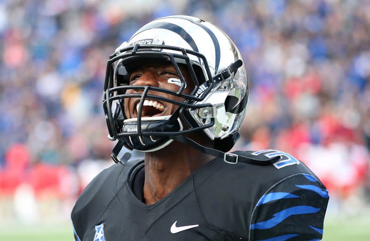 Memphis' Anthony Miller has 84 catches for 1,283 yards and 11 TDs this season. (Getty)