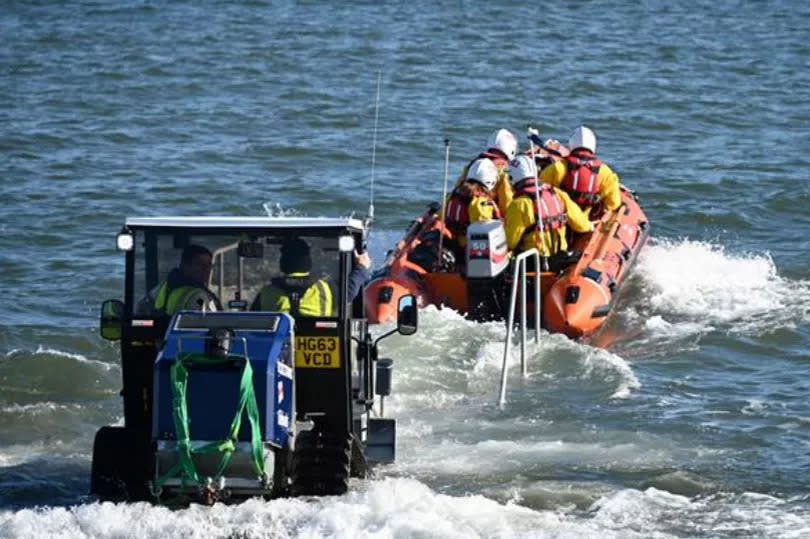 Friday evening’s shout was to aid two children thought to be in trouble in the sea just opposite Zetland Park, Redcar.