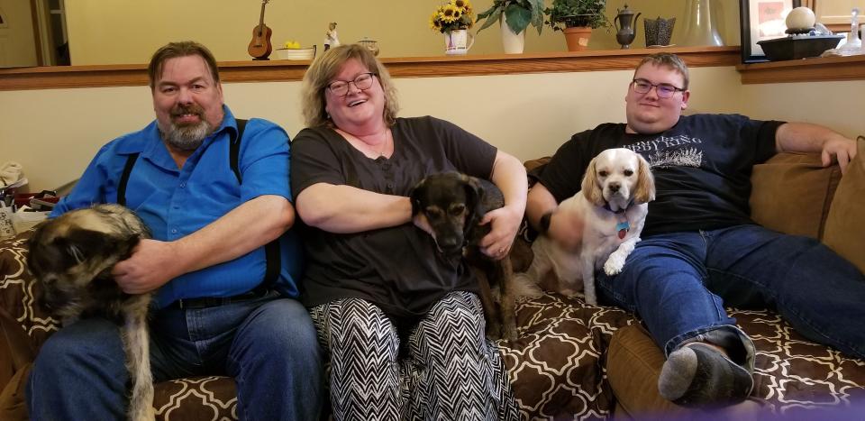 Laurens Van Beek, right, left his family in Iowa and went to the Netherlands, a place he had not lived in years, when he aged out of his legal permission to remain in the United States.