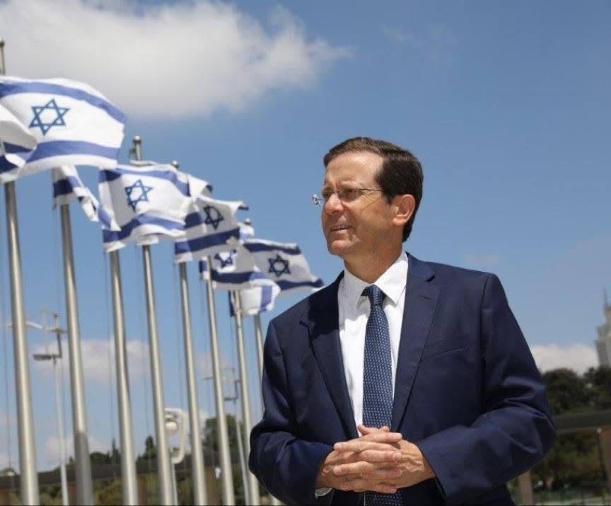 以色列總統赫佐格(Isaac Herzog)。(資料照/赫佐格臉書)