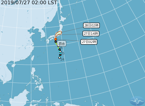 （翻攝中央氣象局網站）