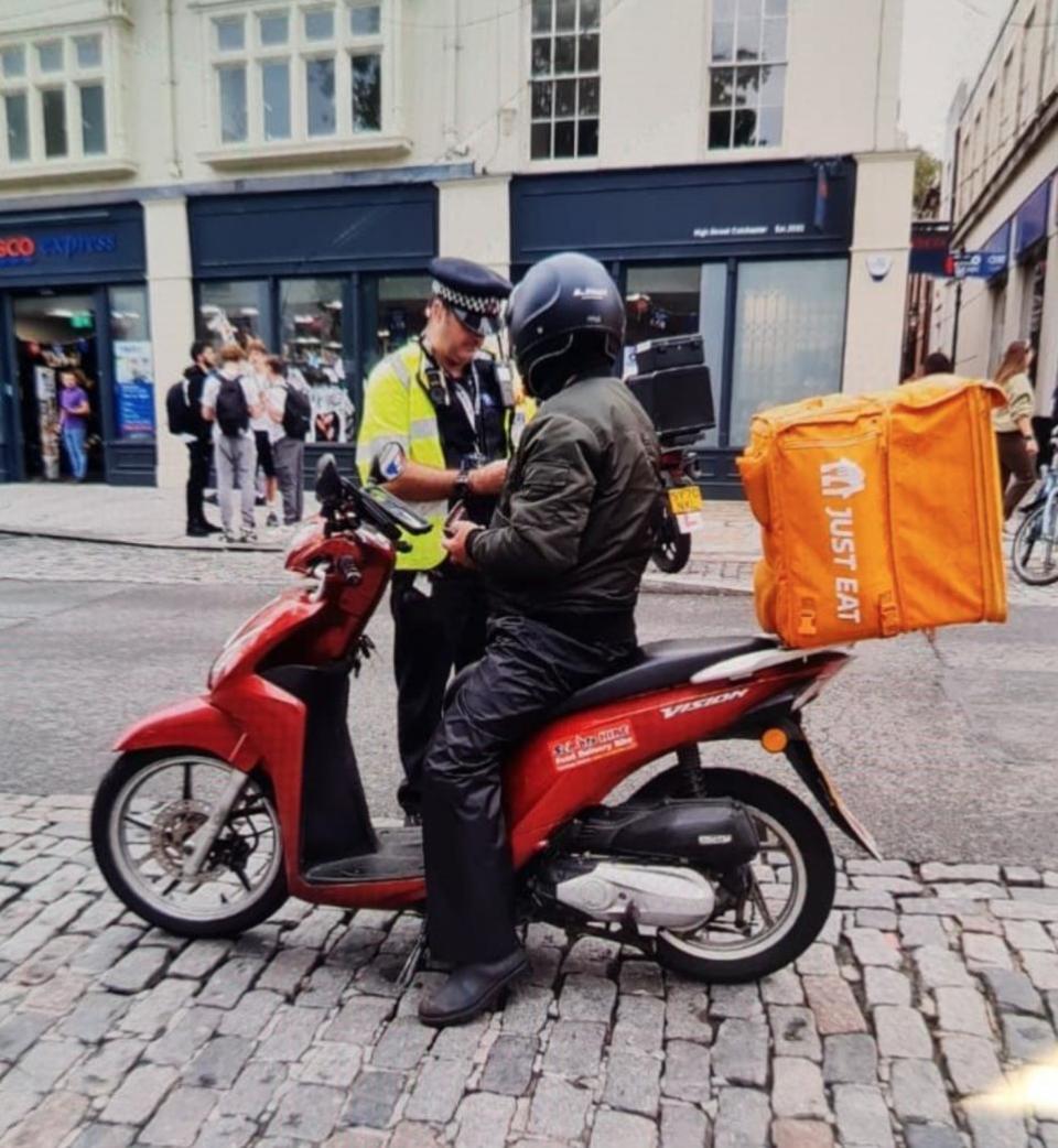 Gazette: Fast food - The police operation has has stopped food delivery drivers in Colchester's High Street