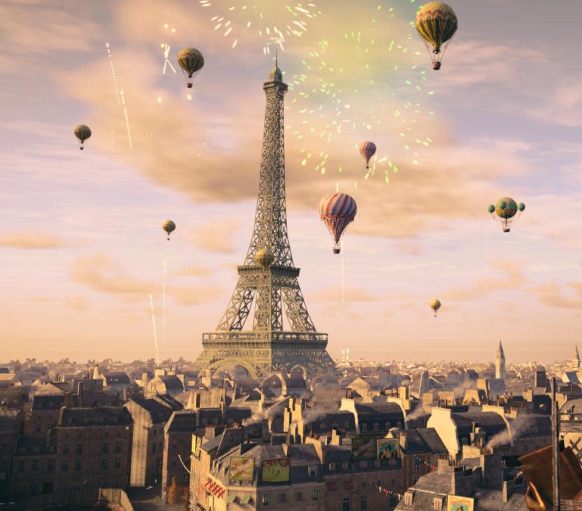 Recreación de París en Assassin's Creed Unity.
