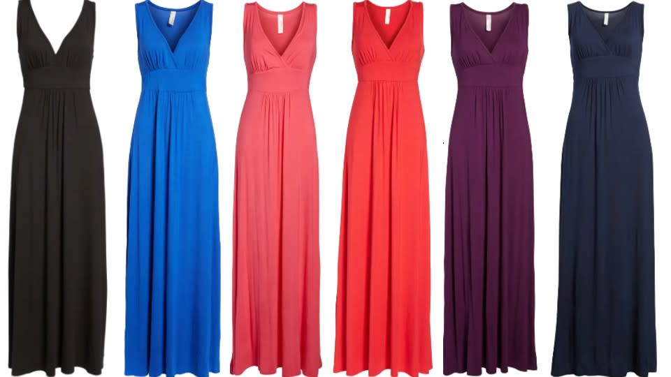 Loveappella V-Neck Jersey Maxi Dress - Nordstrom, $48 (originally $68)