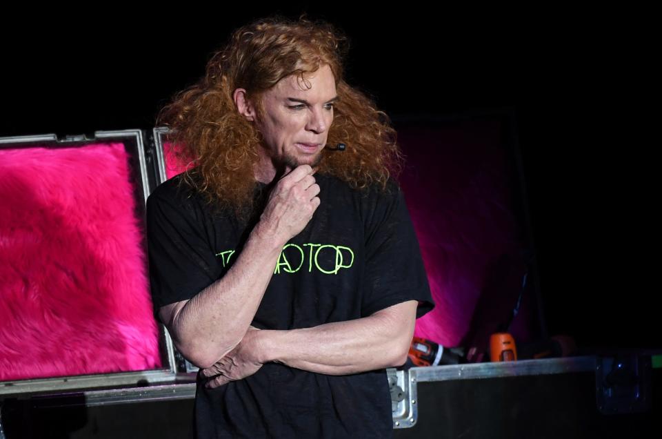 Carrot Top will perform at Fantasy Springs Resort Casino in Indio, Calif., on March 22, 2024.