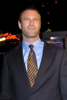 Aaron Eckhart at the LA premiere of Paramount's Paycheck