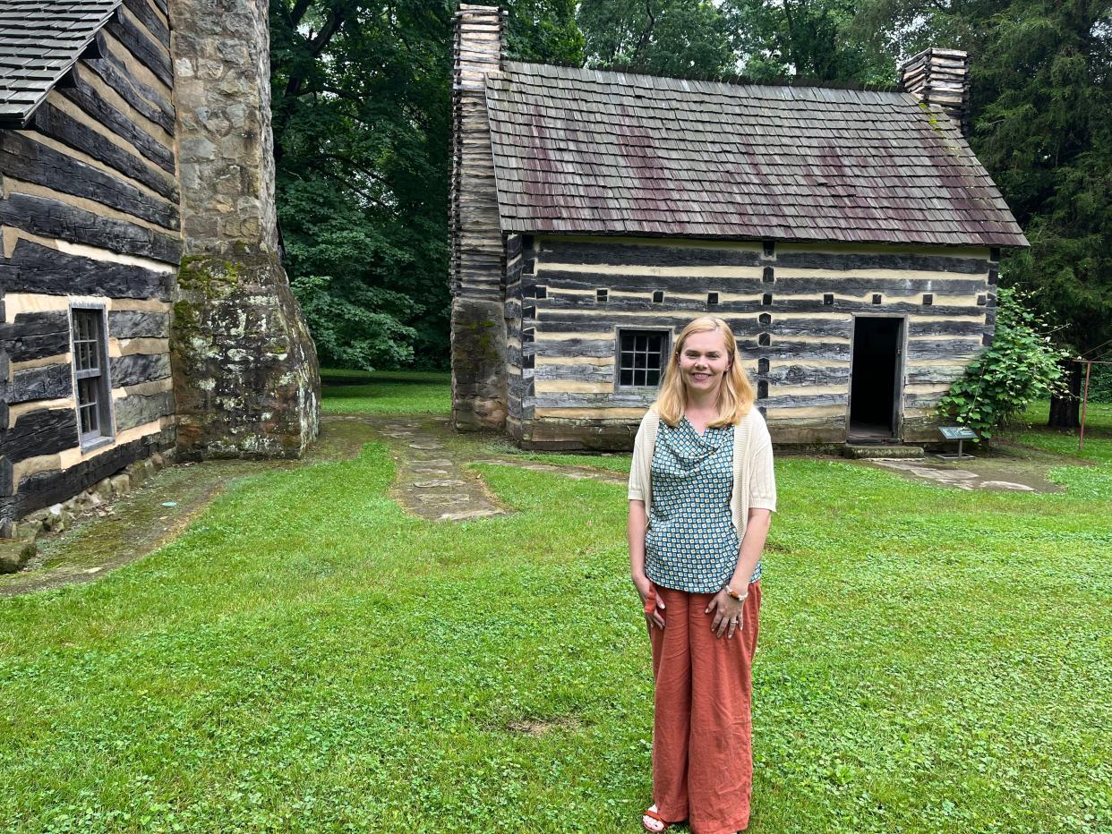 Kris Eddy is the new full-time site manager at Historic Schoenbrunn Village.