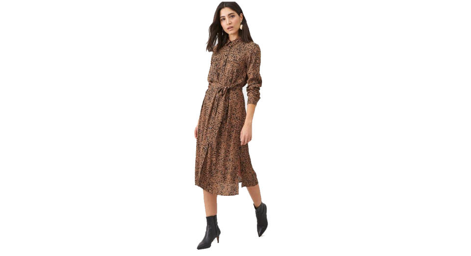 Warehouse Ink Spot Shirt Dress