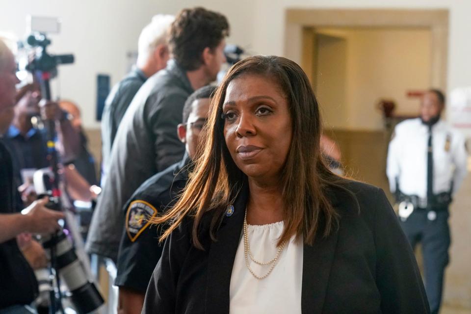 Letitia James Trump civil trial court