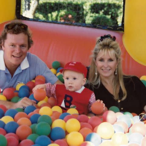 <p>Kathy Hilton/Instagram</p> The Hilton family in a throwback photo