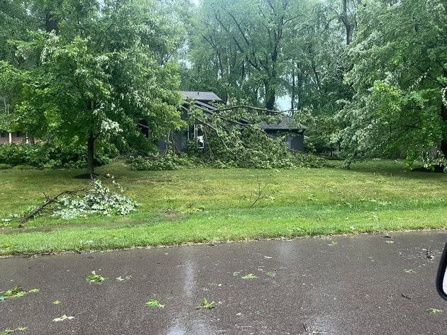 The tornado reached an EF2 rating on the Enhanced Fujita scale, with wind speeds of up to 135 mph. (Photo: Miami Township Fire & EMS)