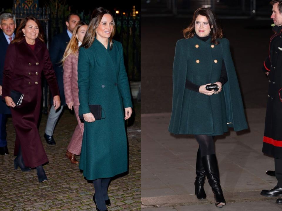 Pippa Middleton and Princess Eugenie.