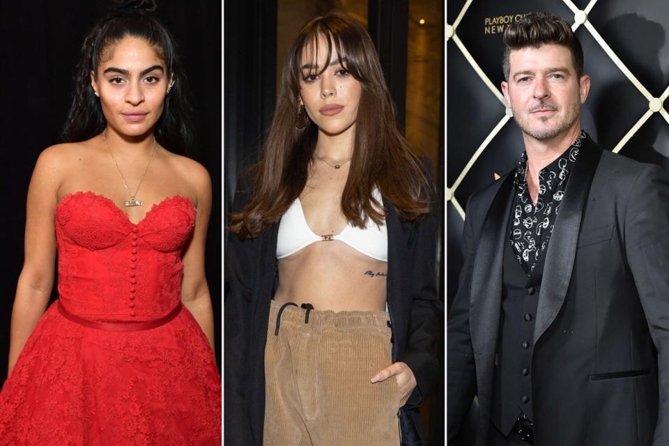 Jessie Reyez, Robin Thicke, and Danna Paola