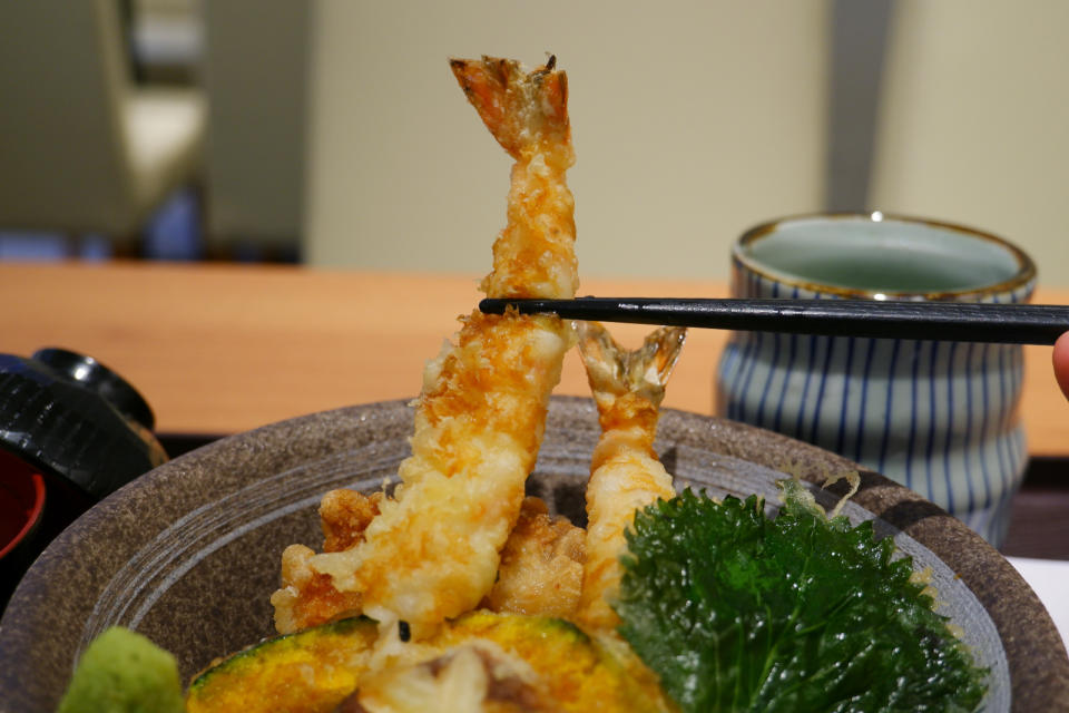 山葵天丼($68)