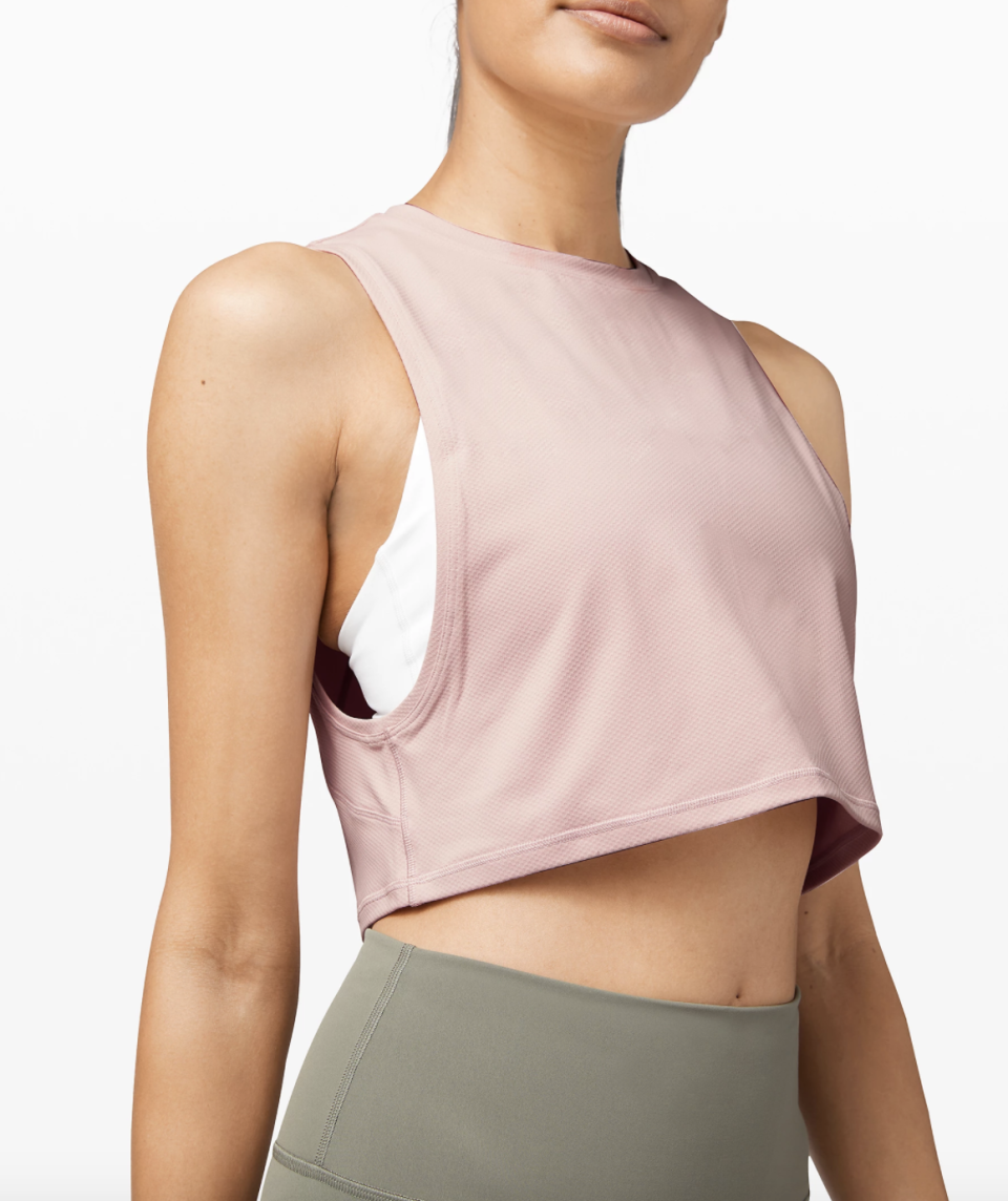 2) Lululemon Muscle Love Crop Tank Tough