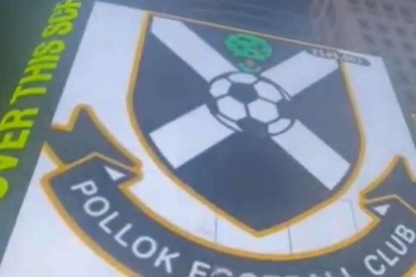 An ad for Pollok FC's season tickets has appeared in New York
