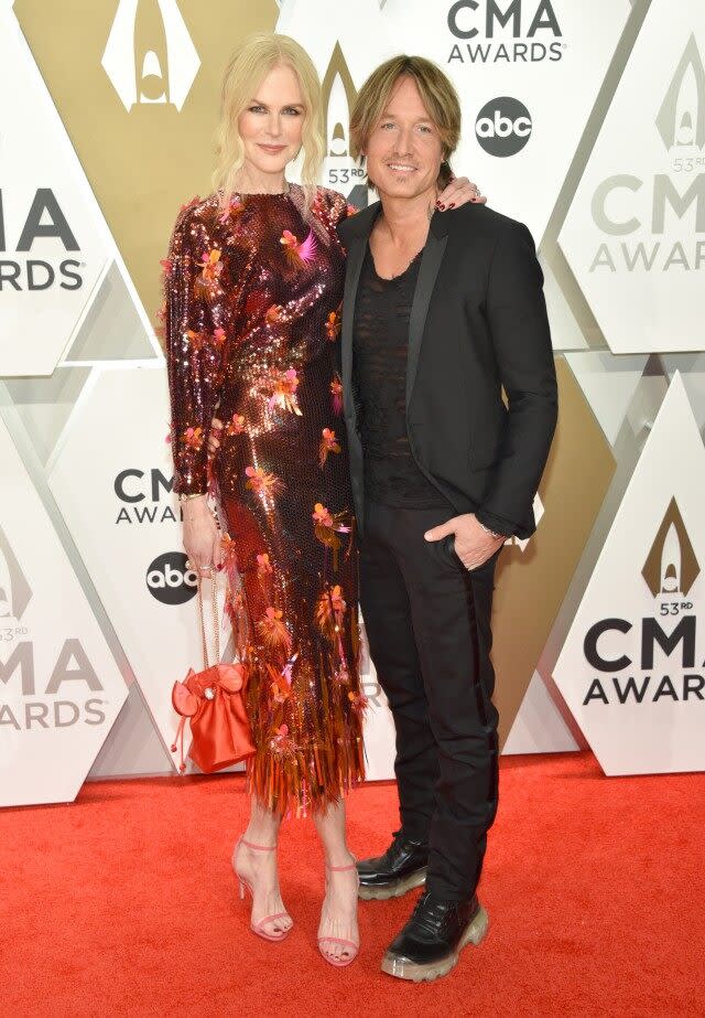 The couple looked so in love while walking the red carpet.