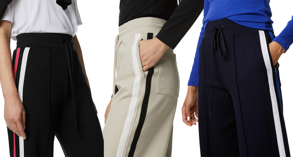 Each trouser has a different contrasting stripe for a cool, stylish look. (Marks & Spencer)