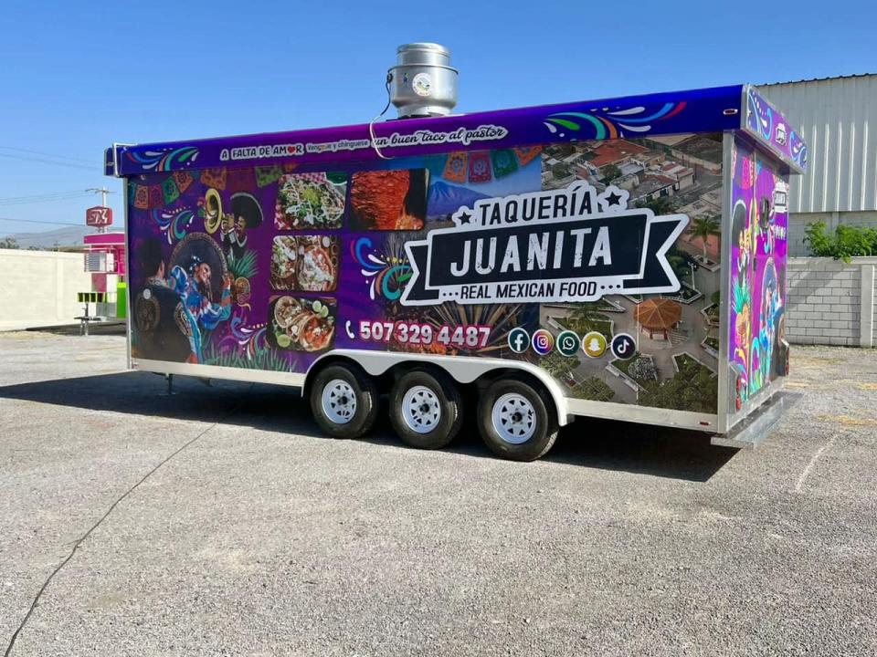 Taqueria Juanita's new food truck for their 2022 season.