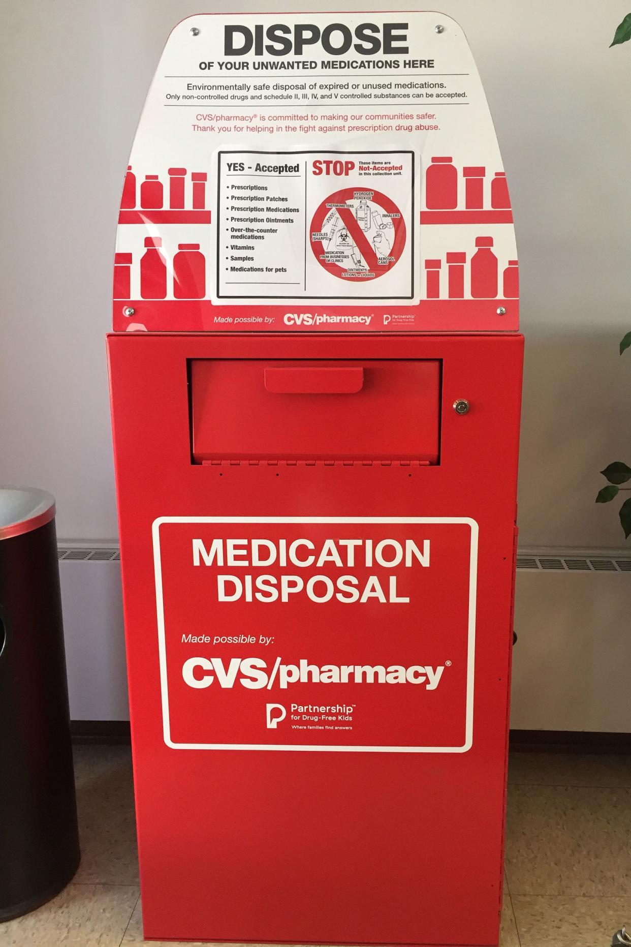 drug-disposal container at CVS