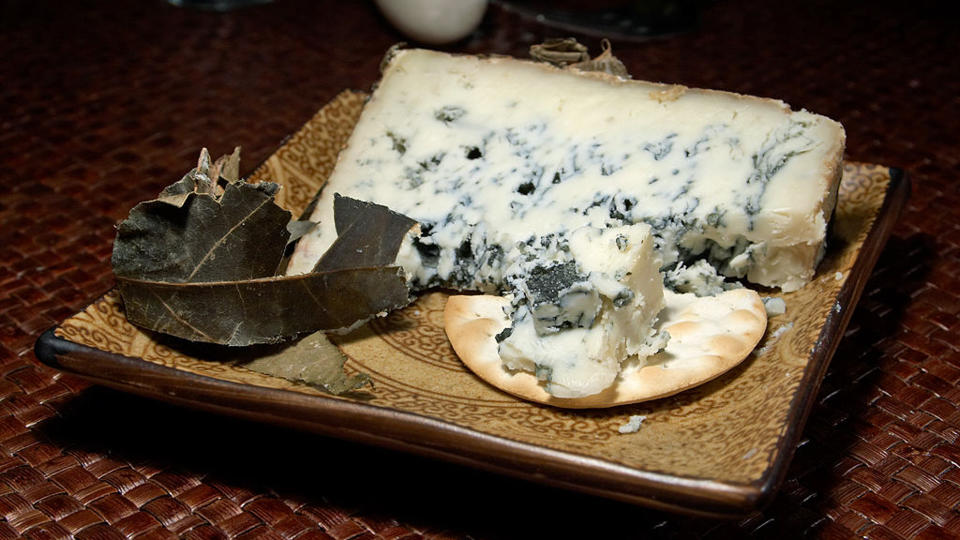 Cabrales blue cheese.