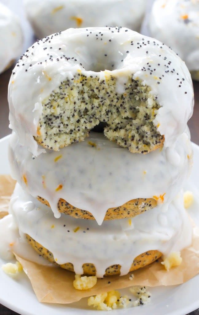 Lemon Poppyseed Donuts