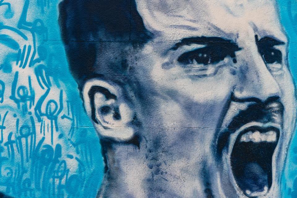 The Argus: Lewis Dunk is the central figure of the mural 