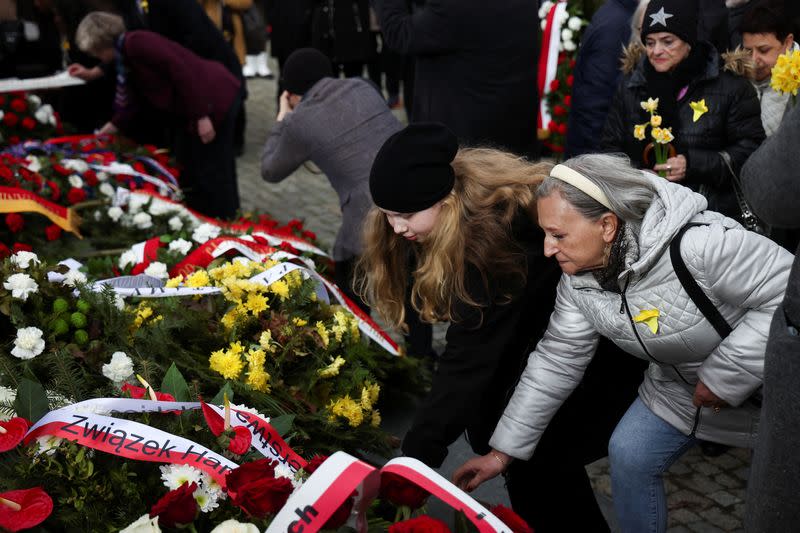 Commemoration of the 80th anniversary of the Warsaw Ghetto Uprising, in Warsaw