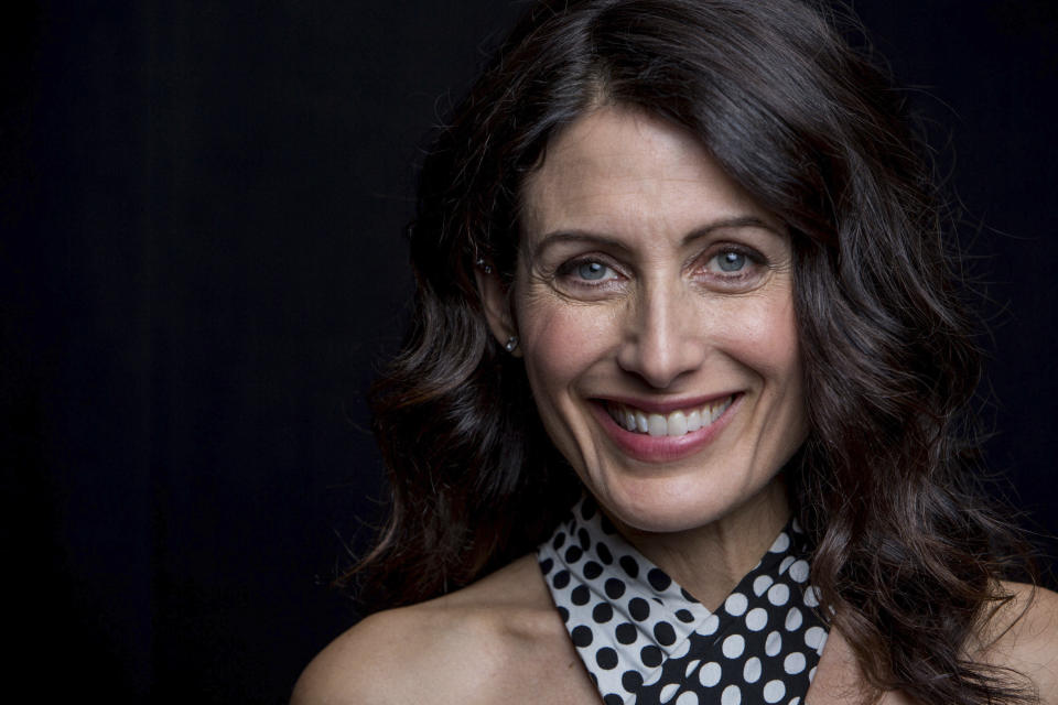 FILE - In this Tuesday, Dec. 1, 2015 photo, Lisa Edelstein poses for a portrait in New York. Edelstein turns 57 on May 21. (Photo by Amy Sussman/Invision/AP, File)