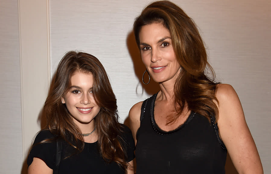 Cindy Crawford and Kaia Gerber.