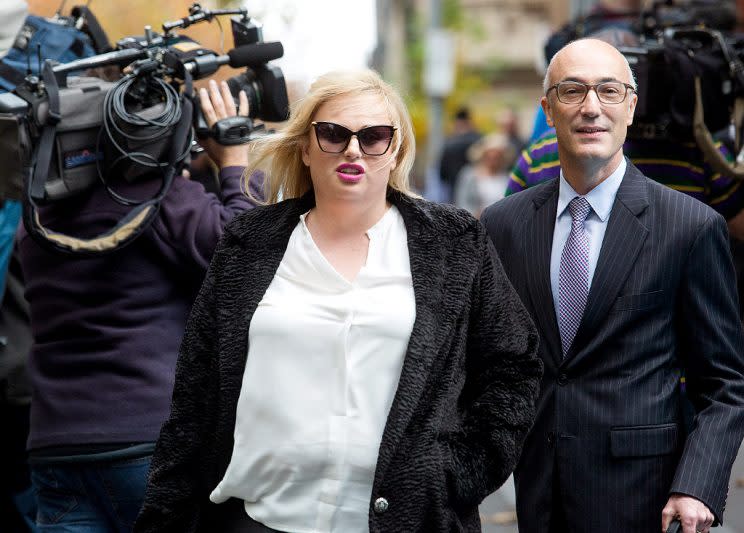 Rebel Wilson is facing off against Bauer Media in an Australian court. (Photo: Paul Jeffers/Fairfax Media via Getty Images)