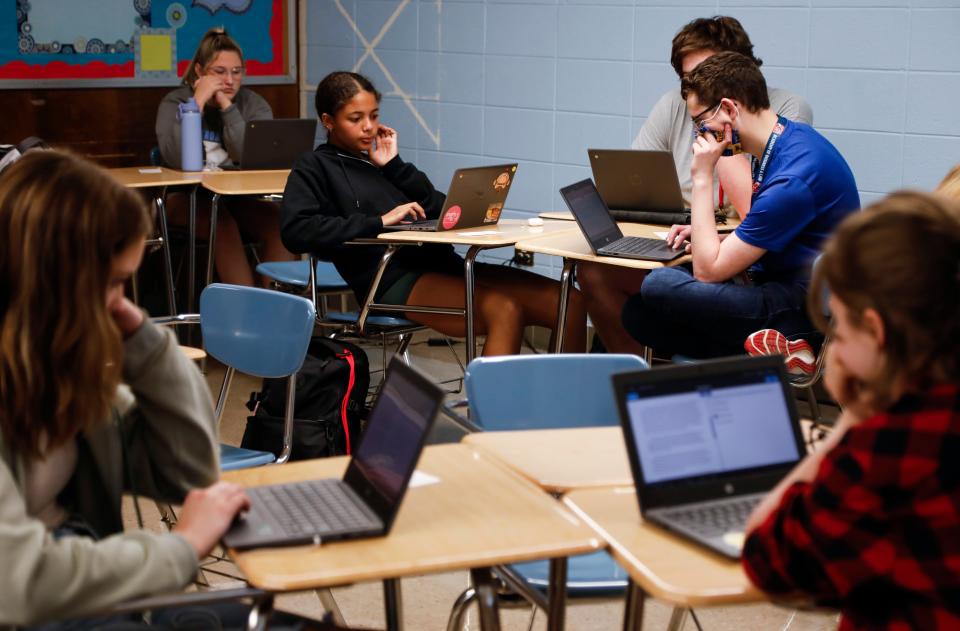 Currently, the Springfield district provides a Google Chromebook to each student in grades 1-12. In the coming months, the district will look at keeping that device or choosing a different option.