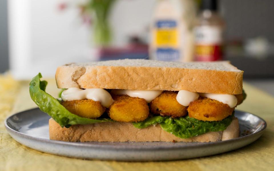 Fish finger sandwich