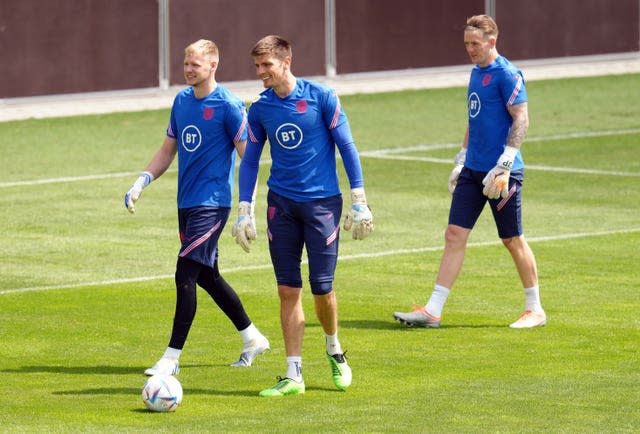 Aaron Ramsdale, Nick Pope and Jordan Pickford