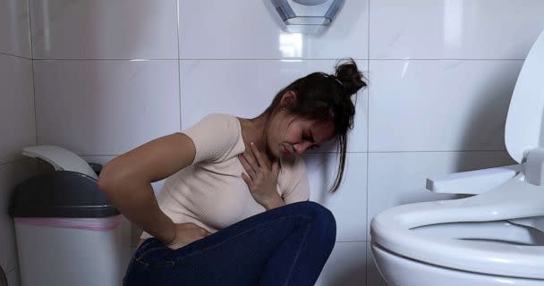 PHOTO: Woman feeling sick. (STOCK IMAGE/Getty Images)