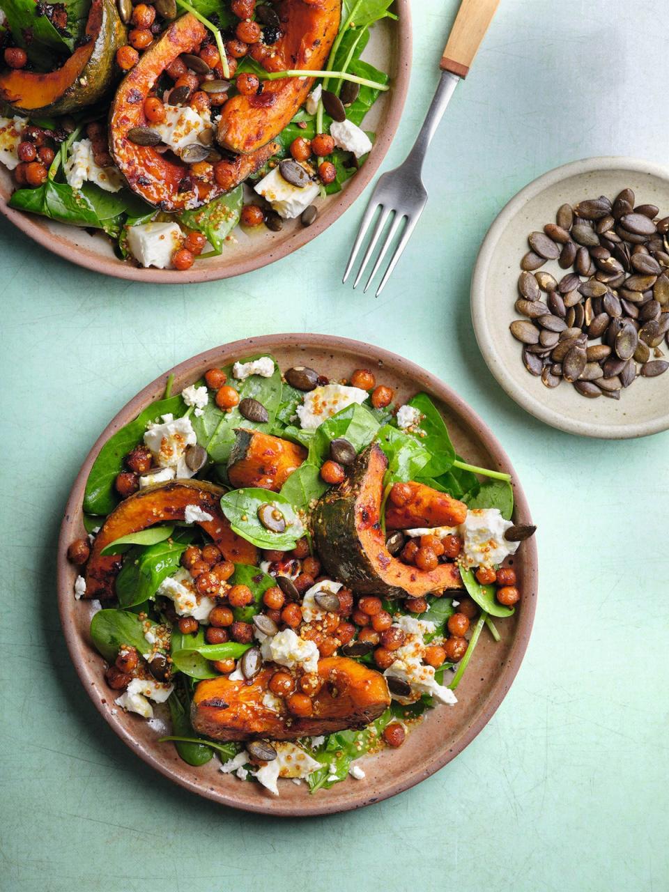 A healthy salad with an autumnal twist (Cristian Barnett/PA)