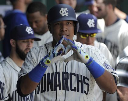 Salvador Perez is perhaps the best value in baseball. (Getty)