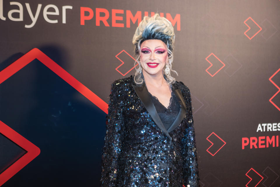 MADRID, ESPAÑA - 13 DE DICIEMBRE: Supremme Deluxe, presentadora de 'Drag Race España', asiste a la Presentación de Noticias Premium de Atresplayer en el Cine Capitol el 13 de diciembre de 2021 en Madrid, España. (Foto de David Benito/Getty Images)