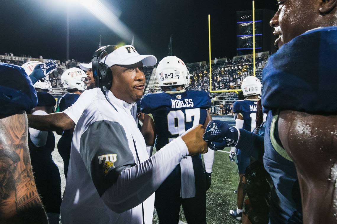 FIU special teams coach Ricky Brumfield previously coached at Virginia and had a deep connection to the victims of the Virginia shooting that claimed the lives of three students including former Gulliver Prep star D’Sean Perry.