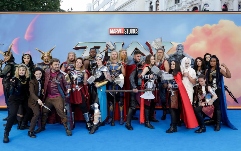 Thor: Love and Thunder red carpet