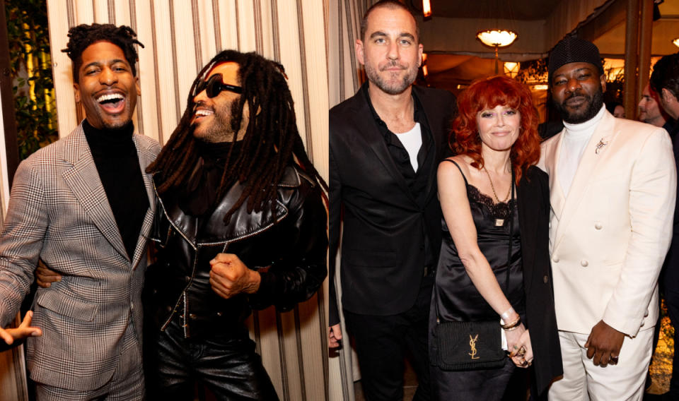 Jon Batiste, Lenny Kravitz, Natasha Lyonne, Blitz Bazawule and more stars at The Golden Eve Party in Los Angeles.