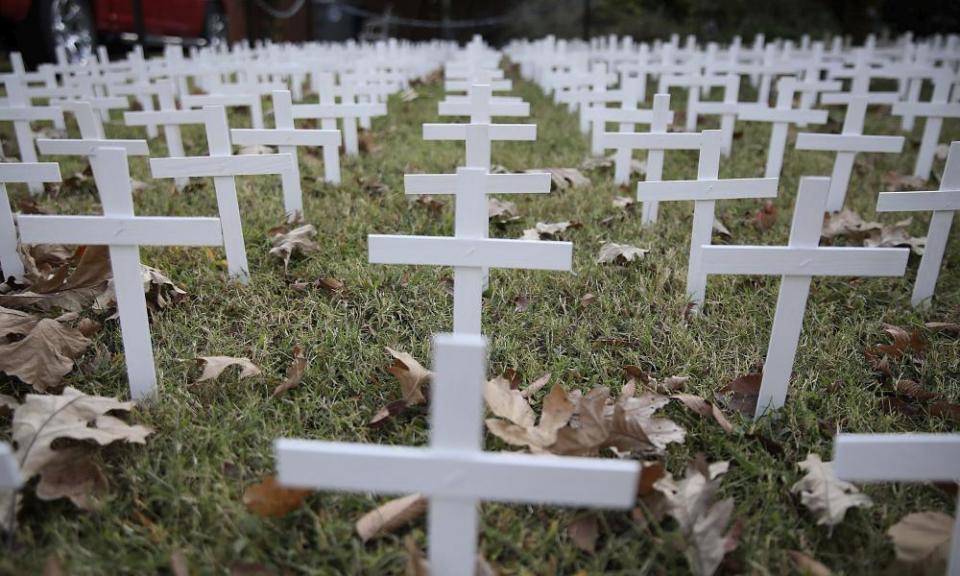 <span>Photograph: Mike Simons/AP</span>